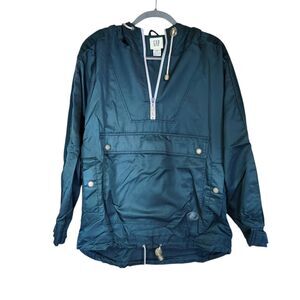 VINTAGE GAP Men's Jacket Anorak Hooded Windbreaker Technical Nylon Green S